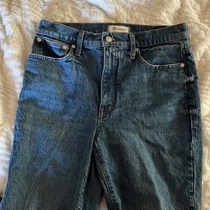 Madewell classic straight jean